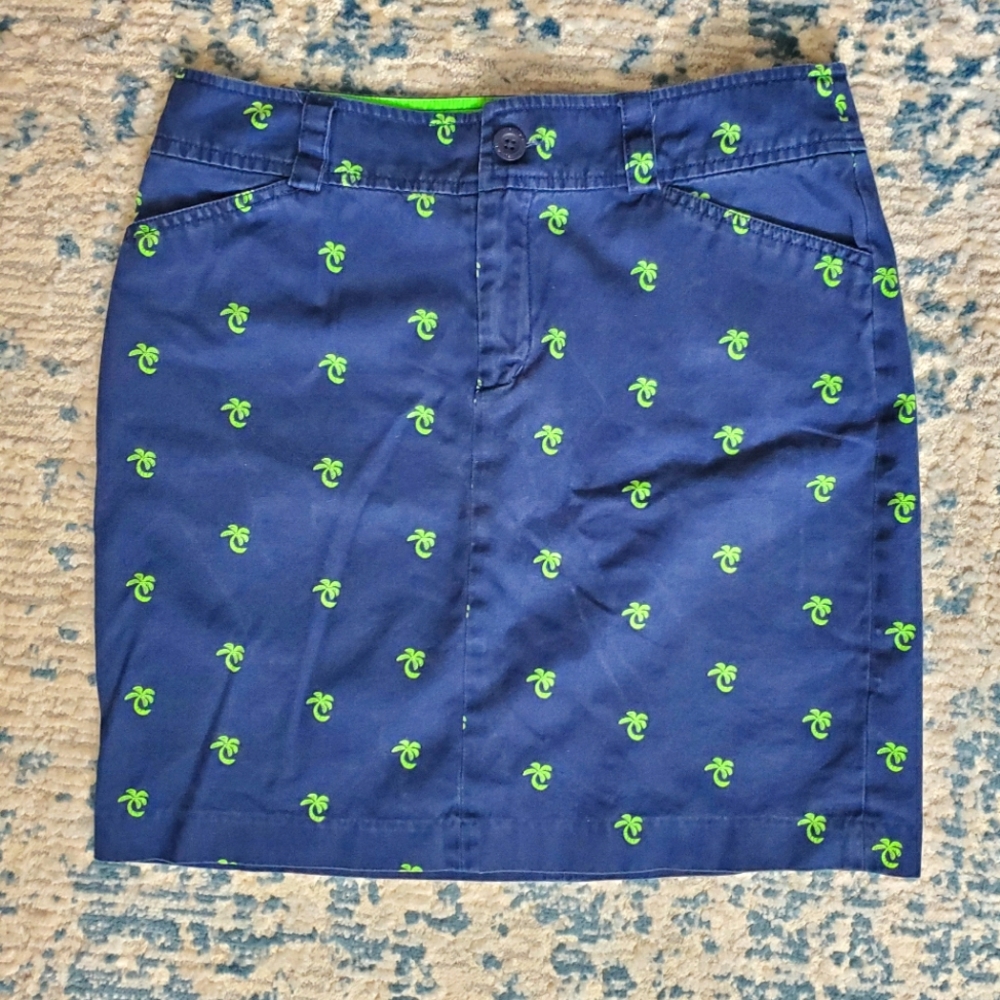 Lilly Pulitzer Palm Print Skirt 🌴